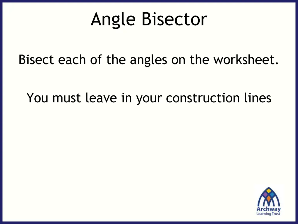 angle bisector