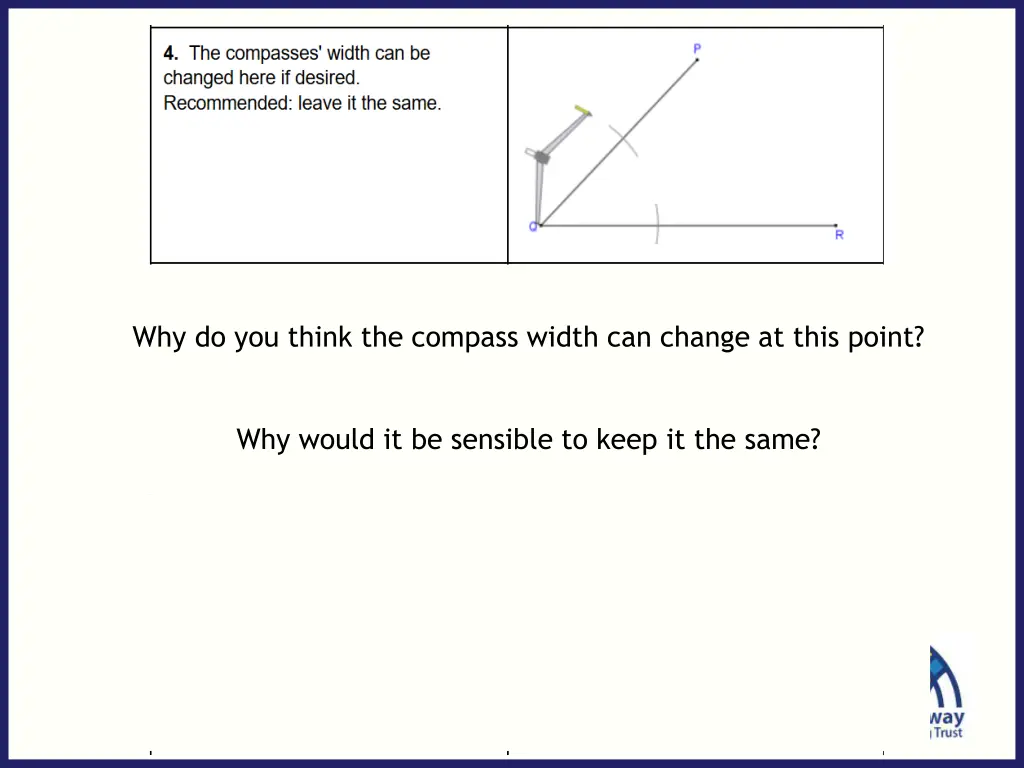 why do you think the compass width can change