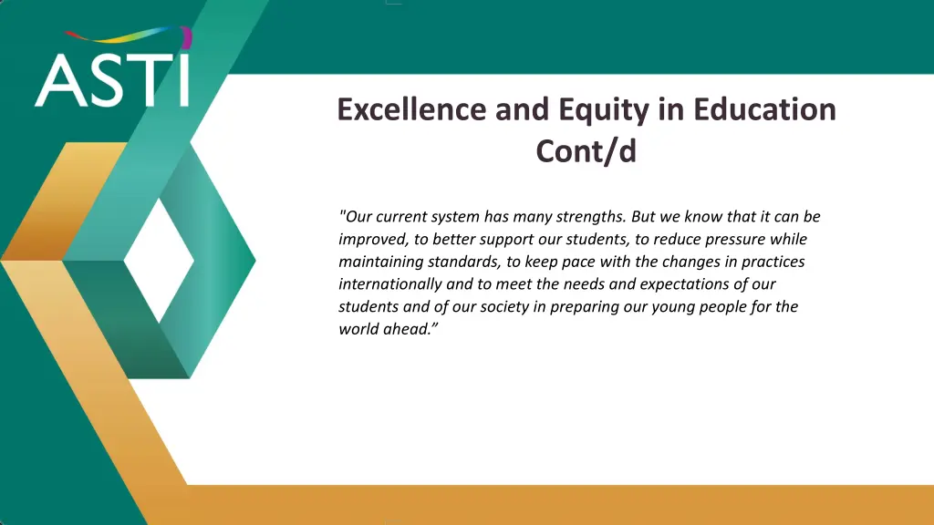 excellence and equity in education cont d 1