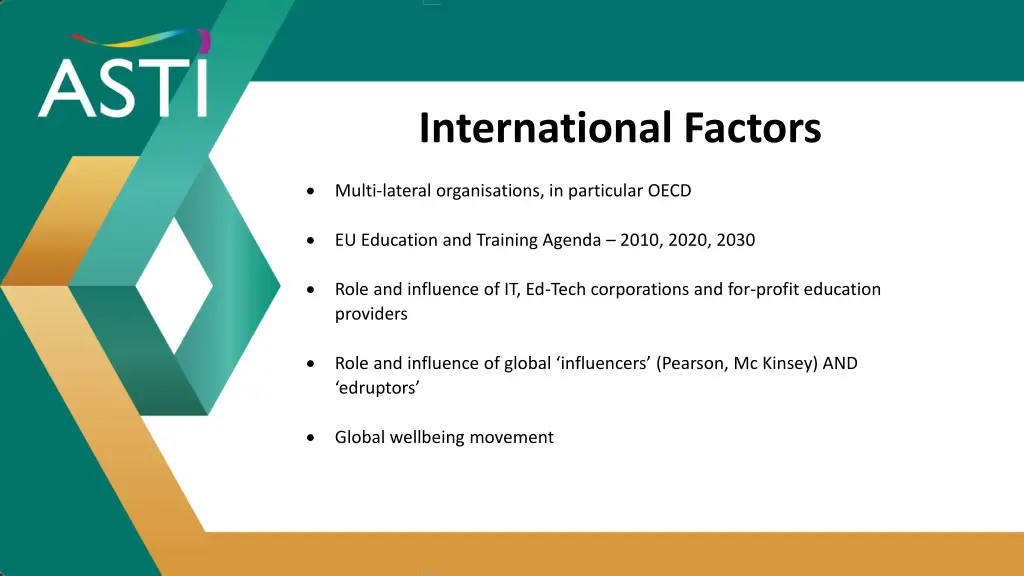 international factors