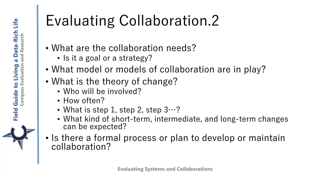 evaluating collaboration 2