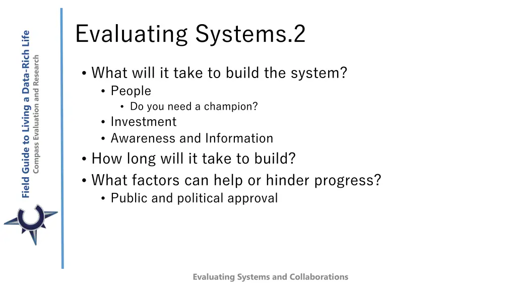 evaluating systems 2