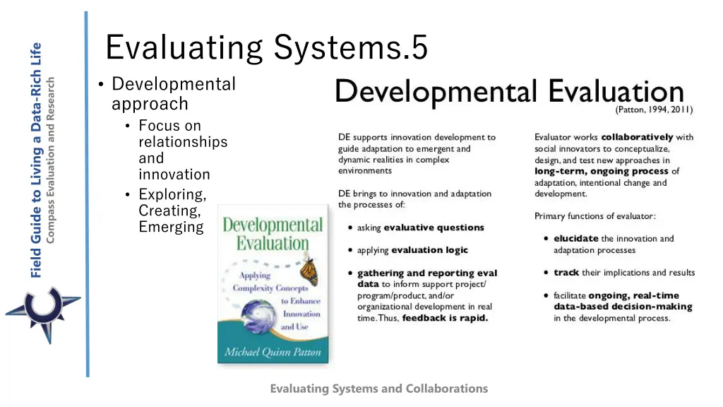 evaluating systems 5 developmental approach focus