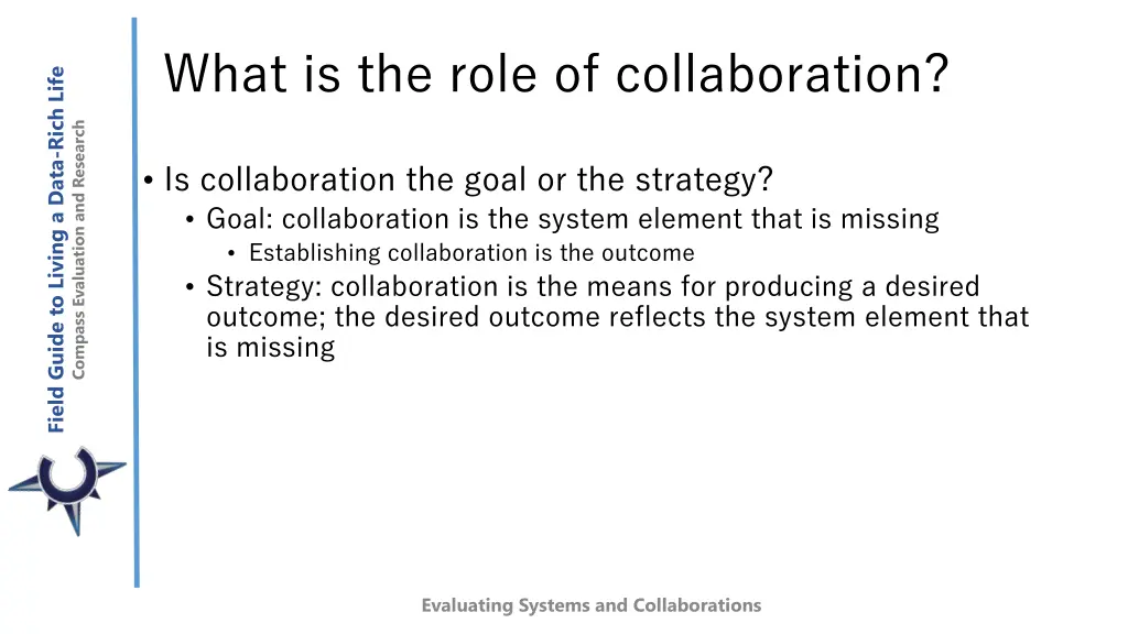 what is the role of collaboration