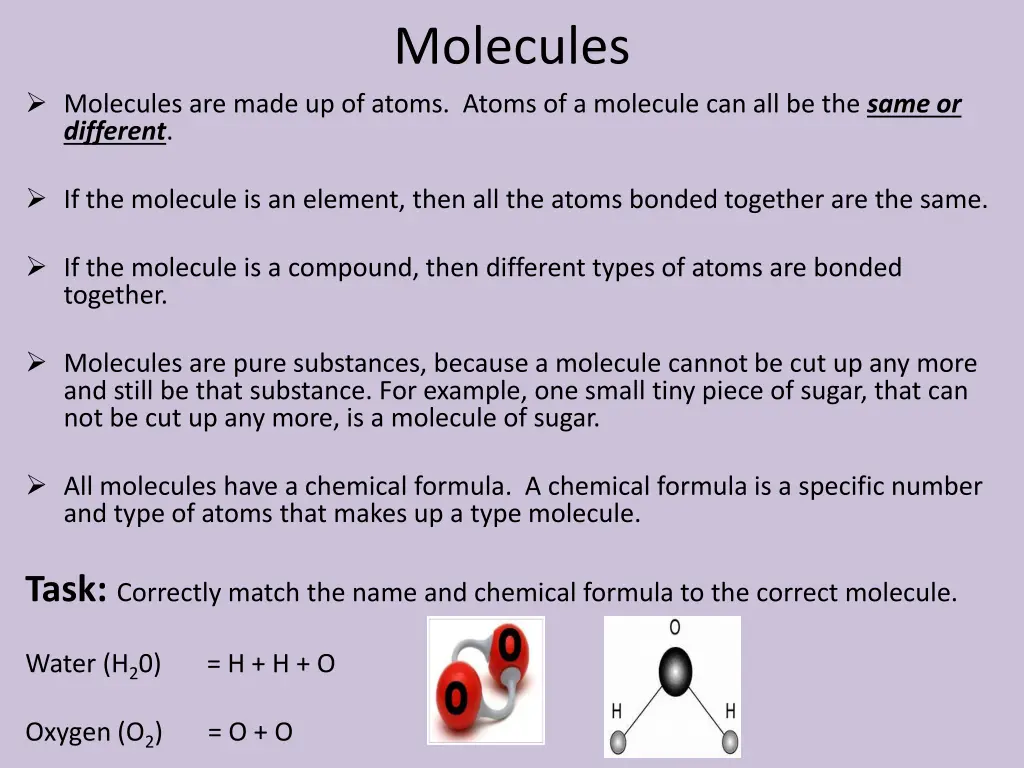 molecules