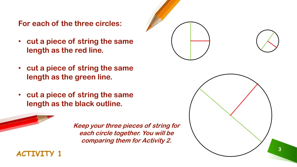 for each of the three circles