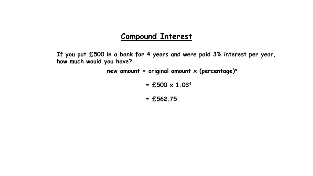 compound interest