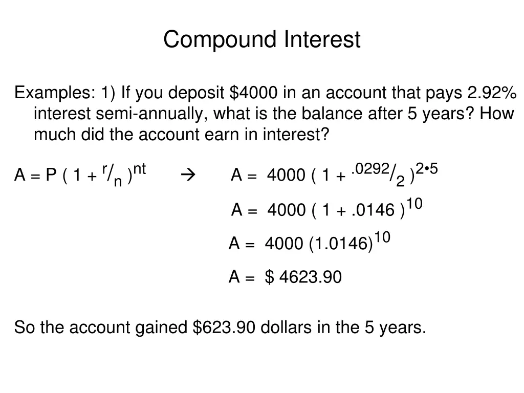 compound interest 1