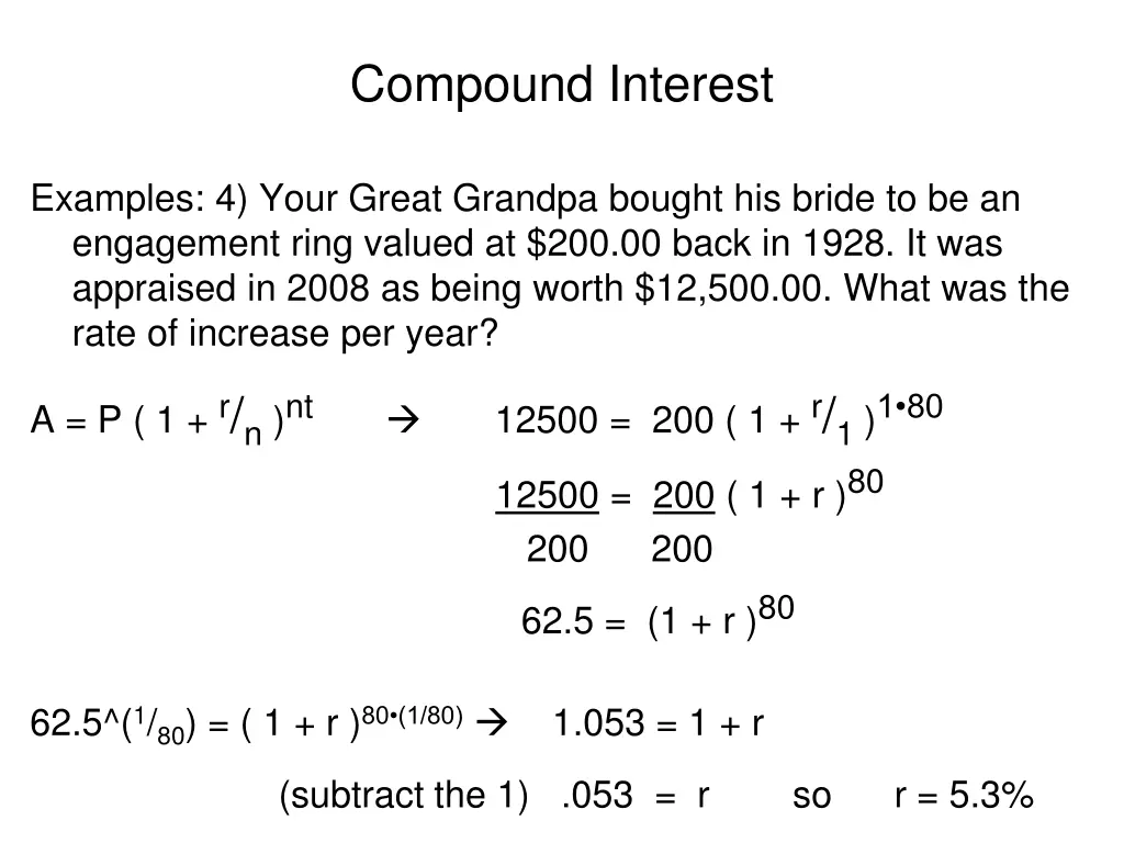 compound interest 6