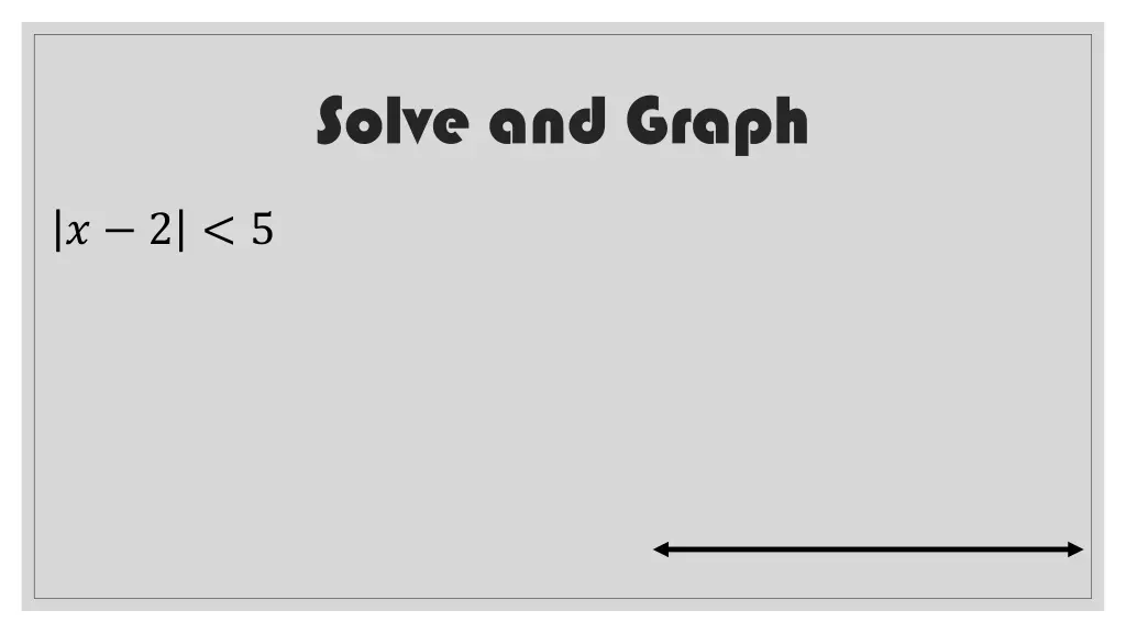 solve and graph 5