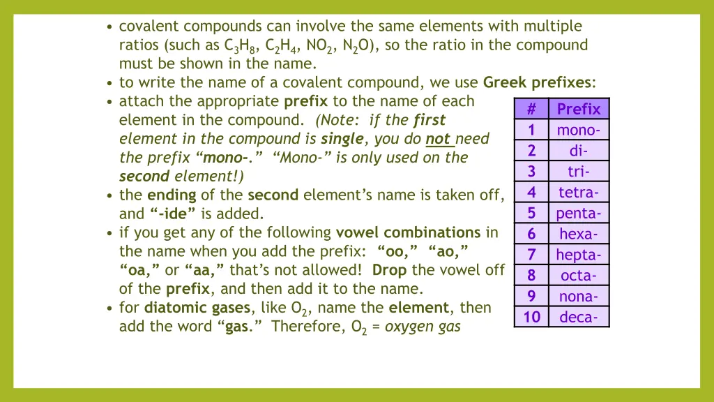 covalent compounds can involve the same elements