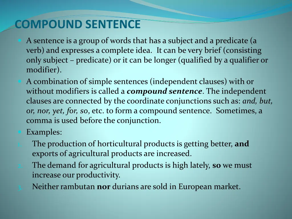 compound sentence 1