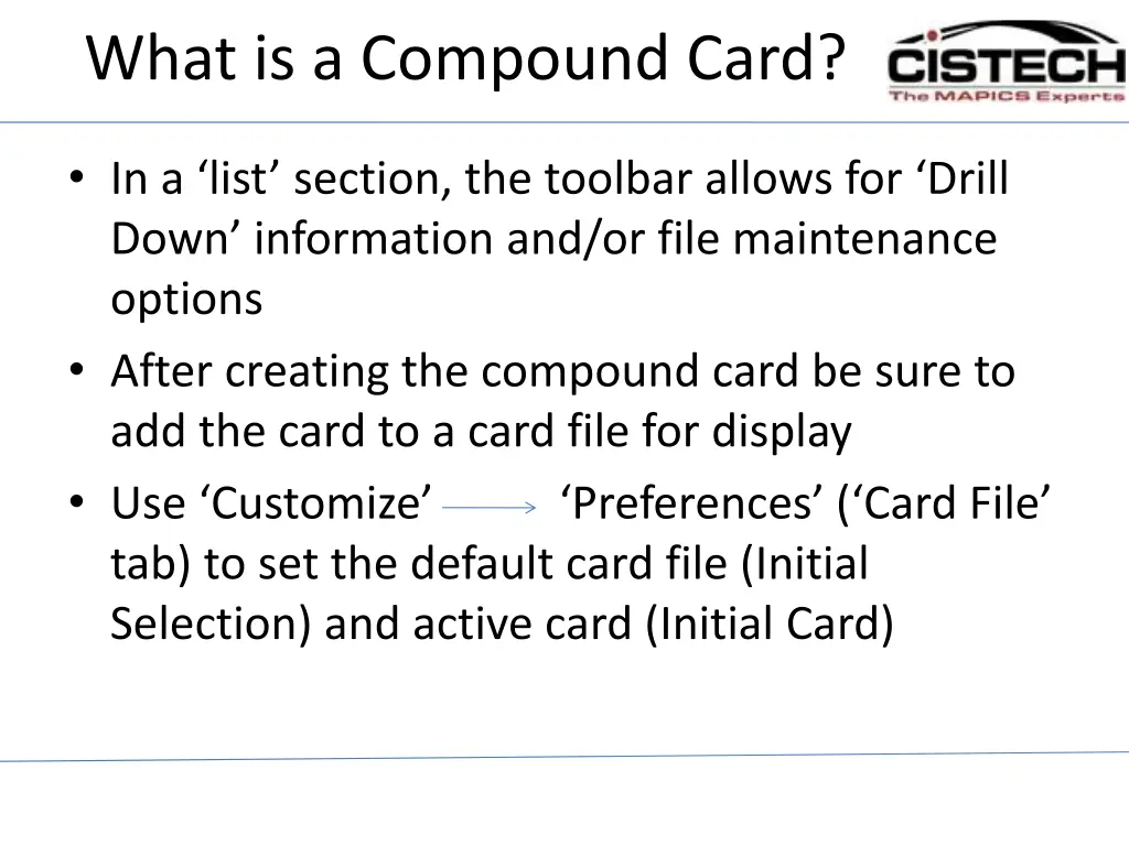 what is a compound card 1