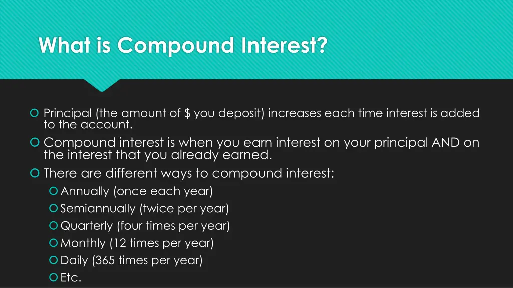 what is compound interest