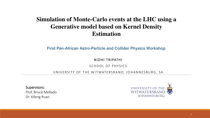 simulation of monte carlo events at the lhc using