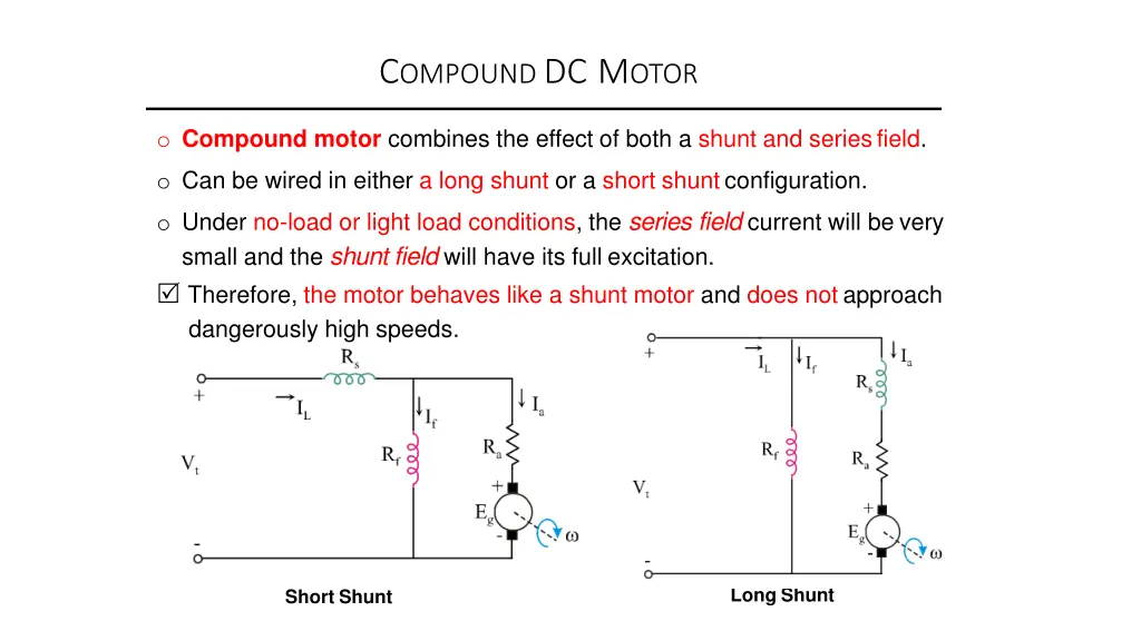 c ompound dc m otor