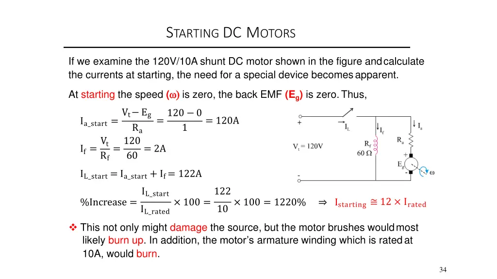 s tarting dc m otors 1