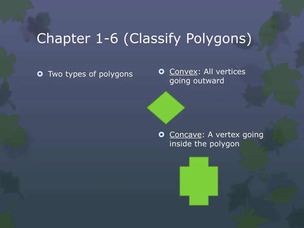 chapter 1 6 classify polygons 1