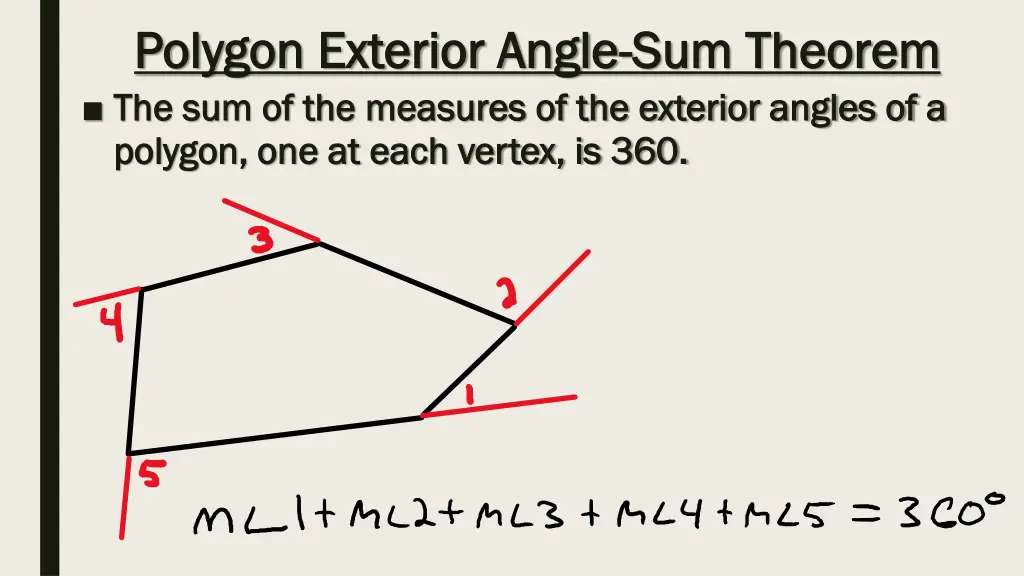 polygon exterior angle polygon exterior angle