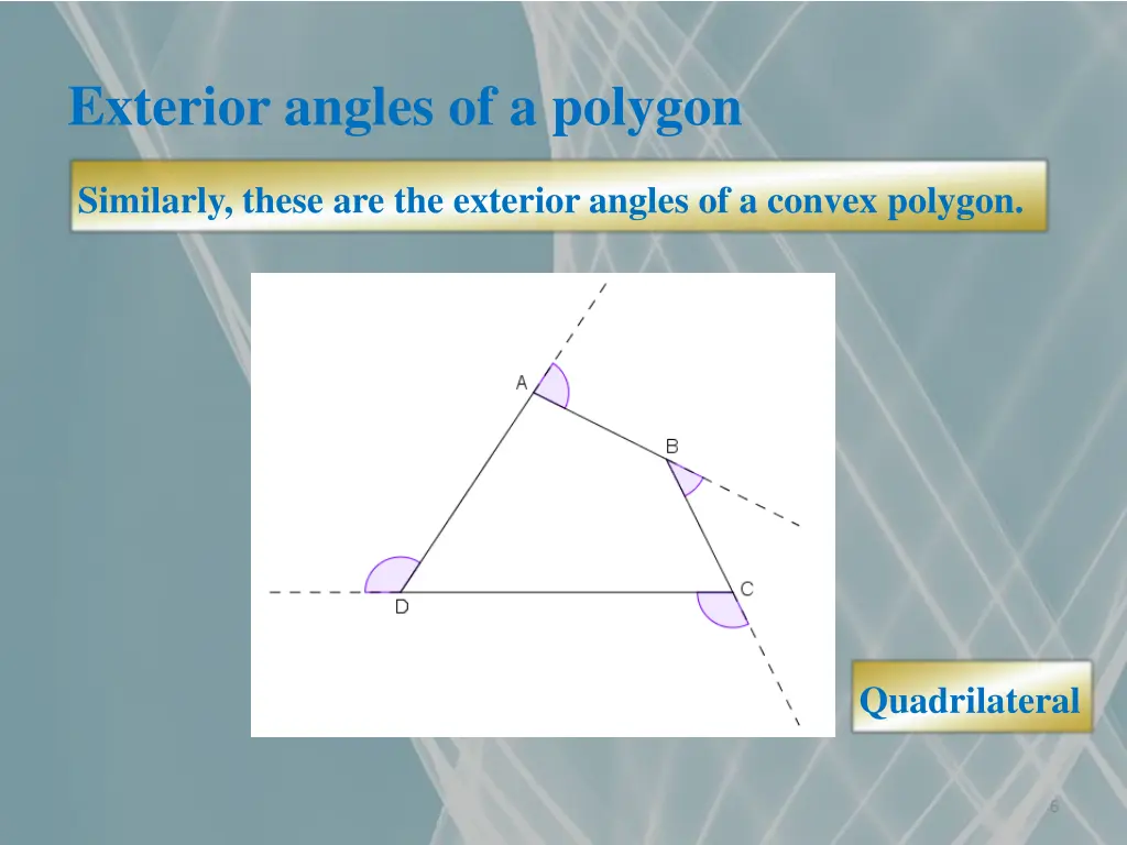 exterior angles of a polygon 1