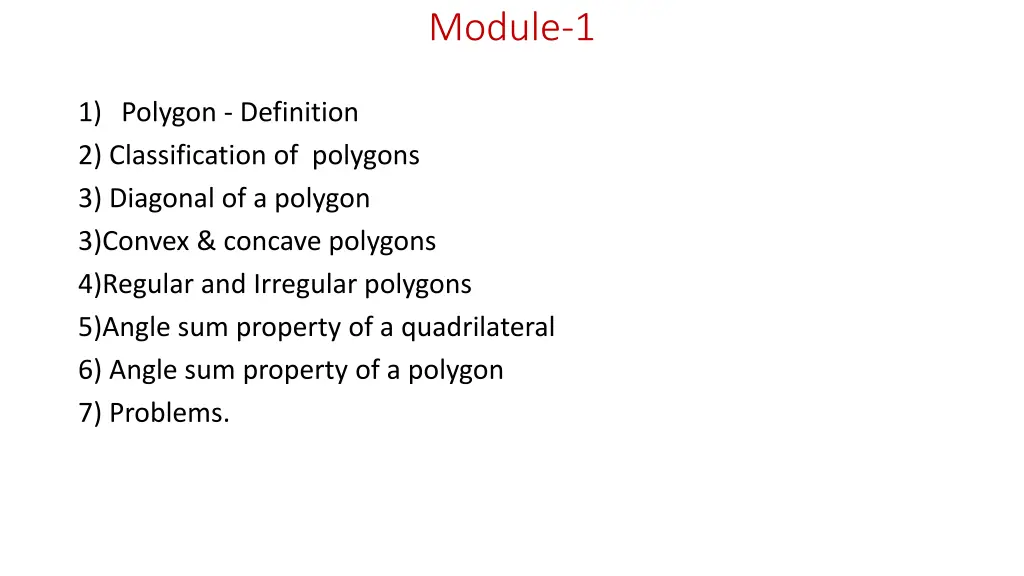 module 1