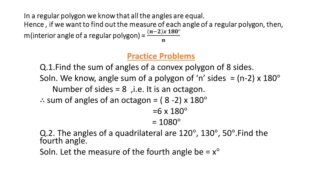 practice problems