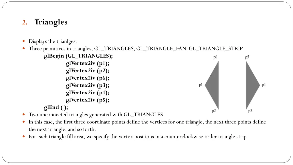 2 triangles