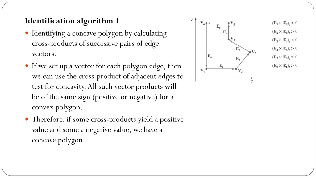 identification algorithm 1 identifying a concave