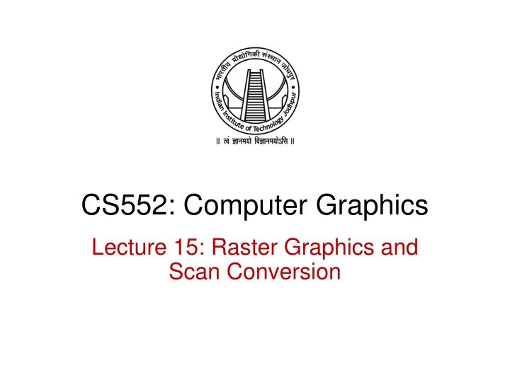 cs552 computer graphics