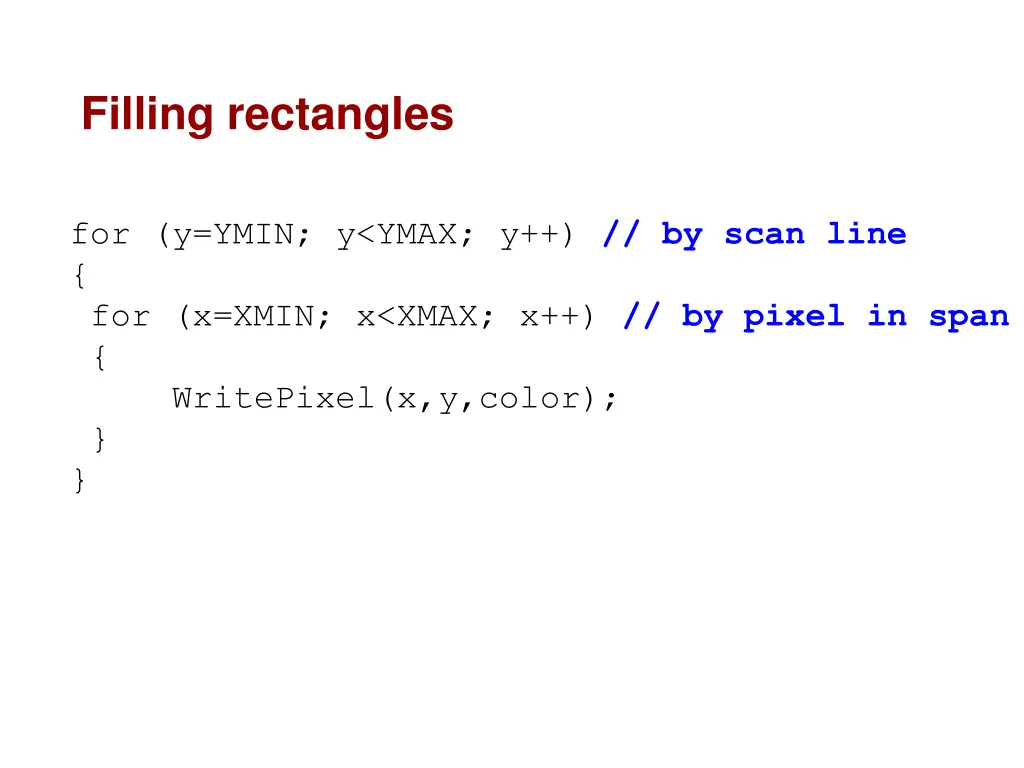 filling rectangles 1