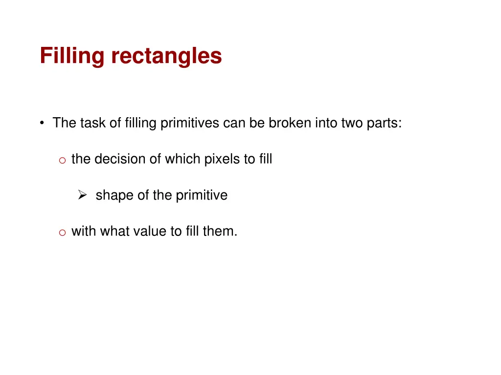 filling rectangles