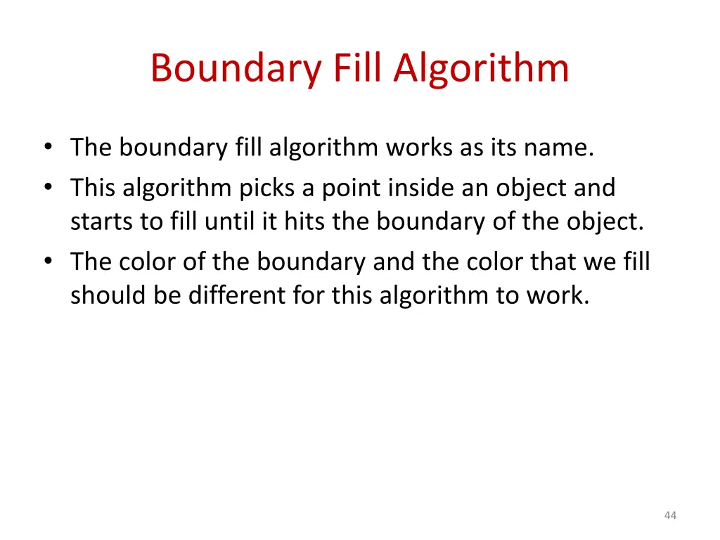 boundary fill algorithm