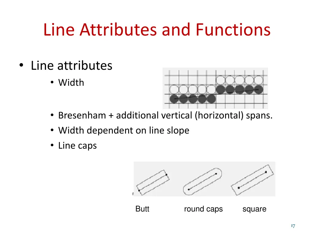 line attributes and functions 1