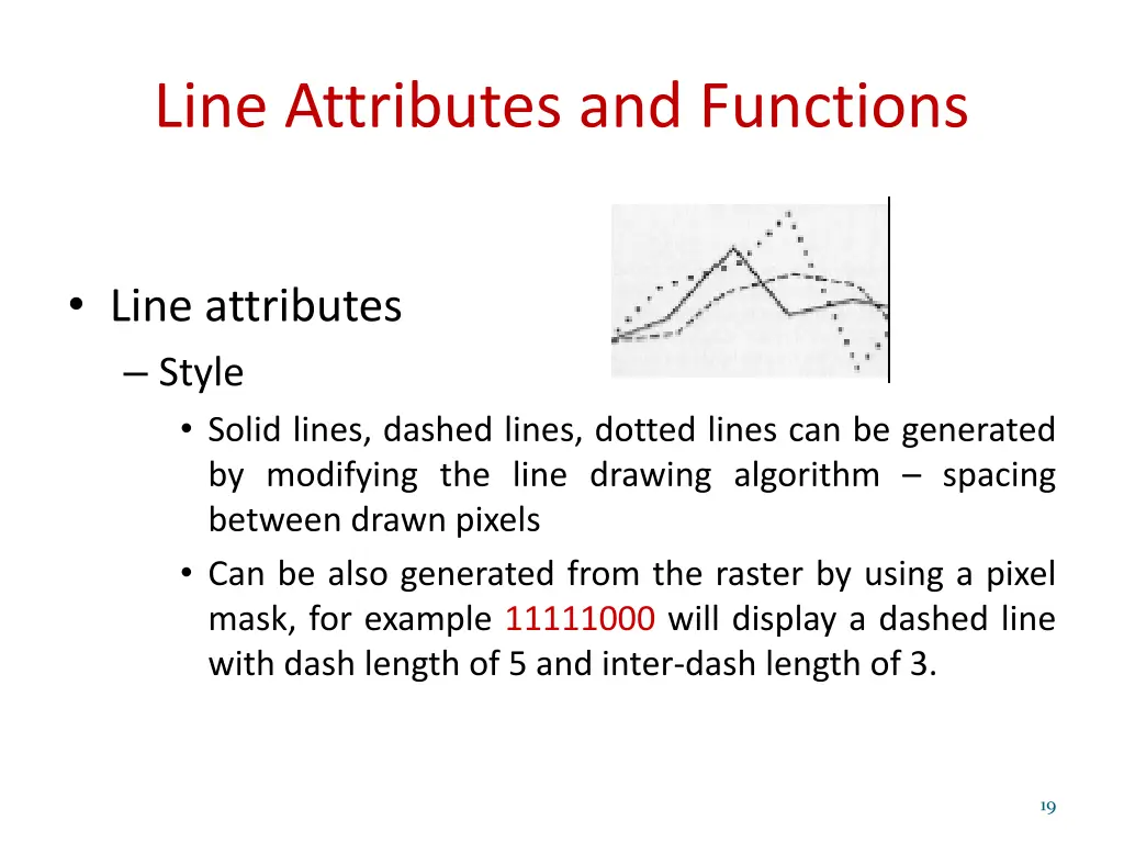 line attributes and functions 3