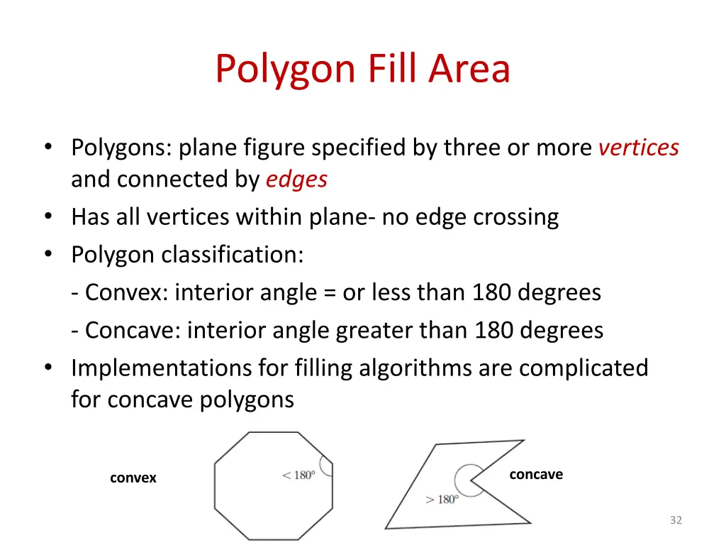 polygon fill area