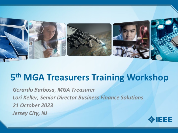 5 th mga treasurers training workshop