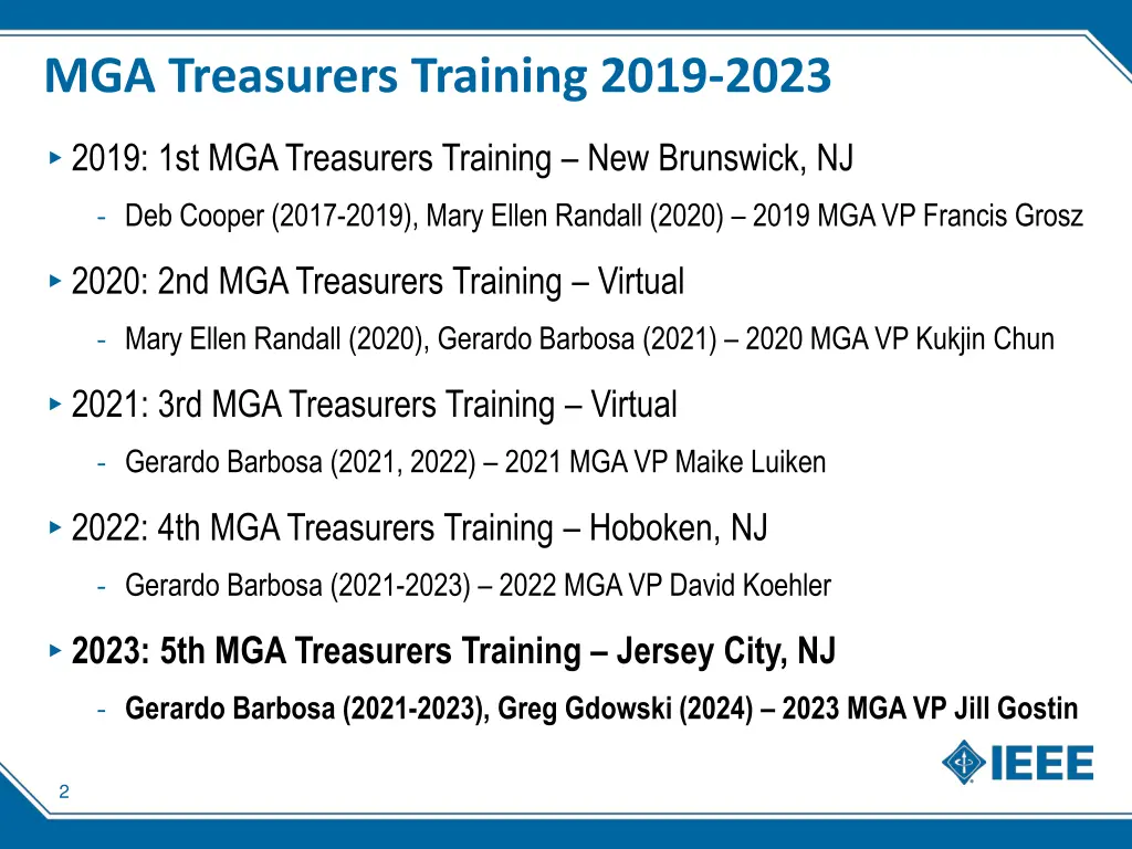 mga treasurers training 2019 2023