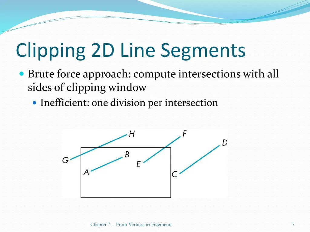 clipping 2d line segments