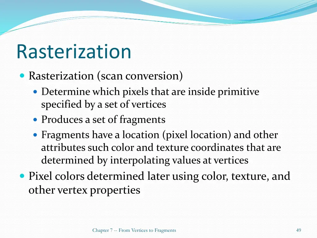 rasterization