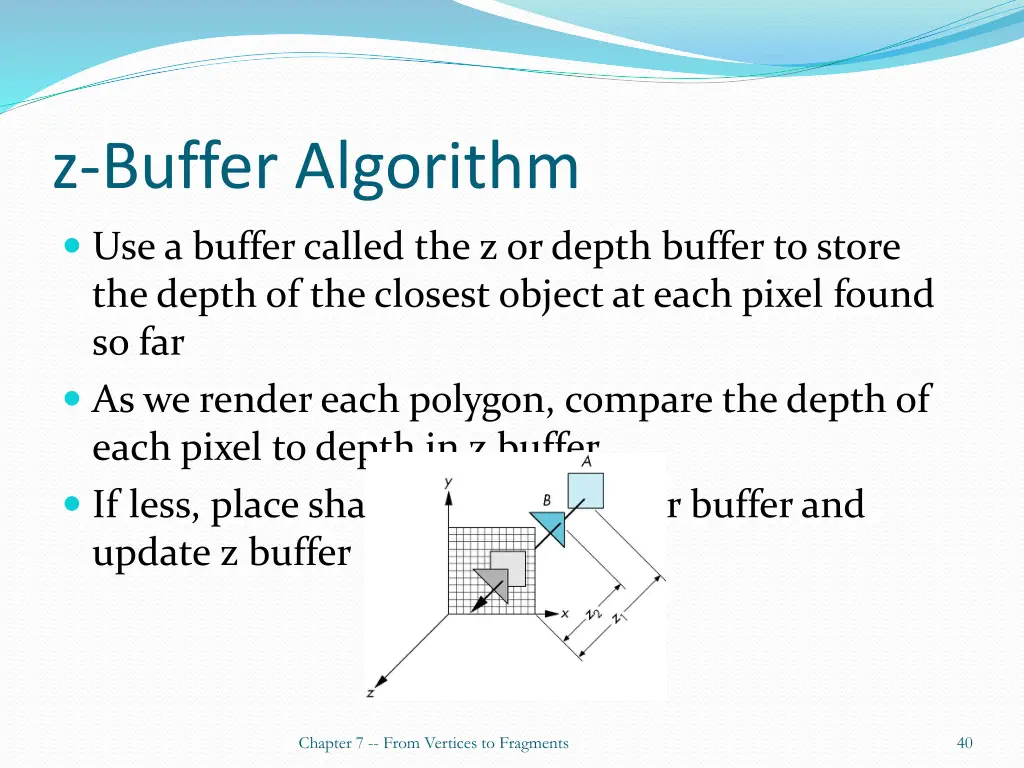 z buffer algorithm