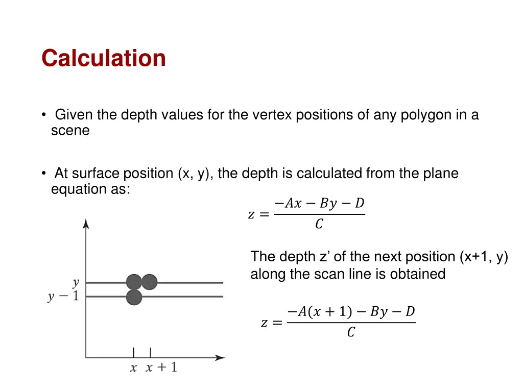 calculation