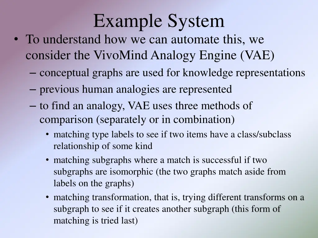 example system