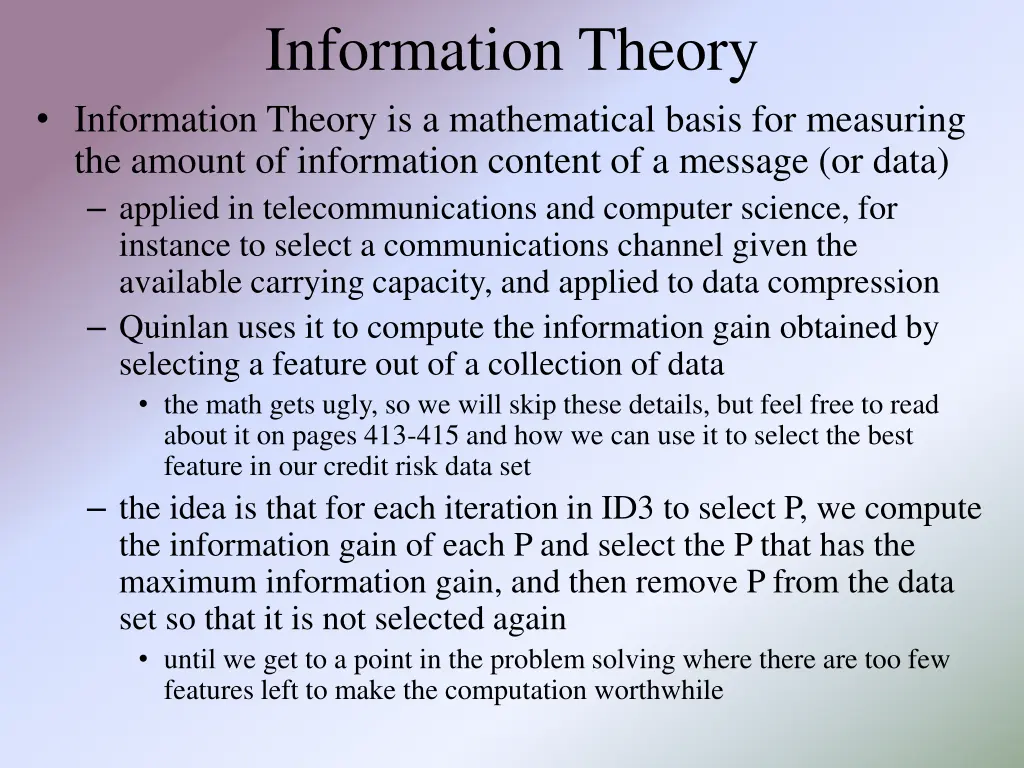 information theory information theory