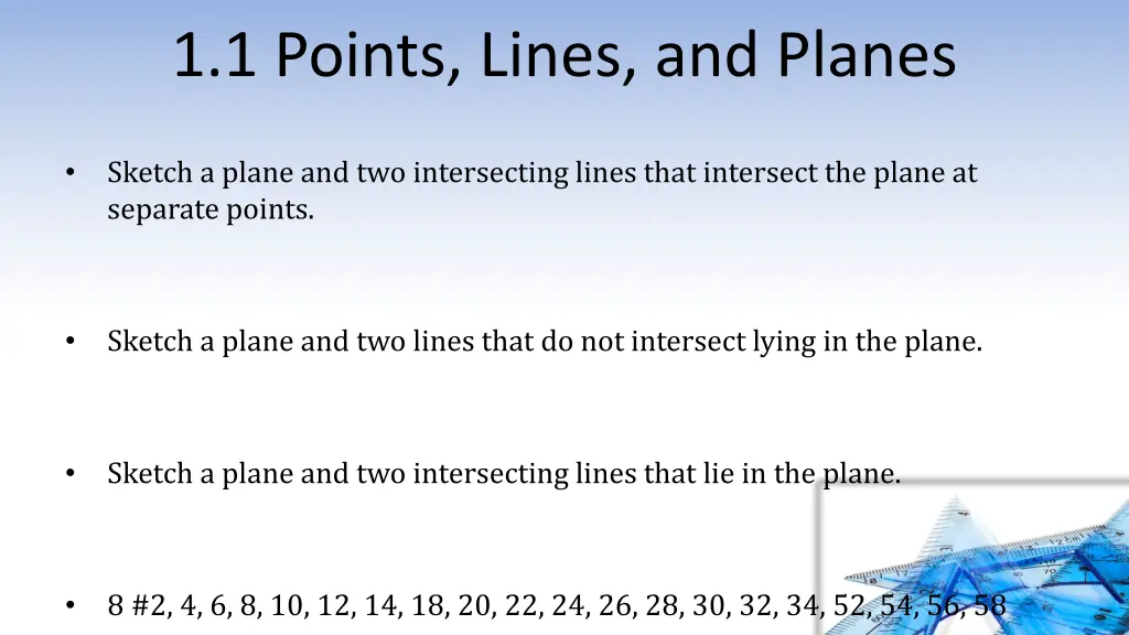 1 1 points lines and planes 8