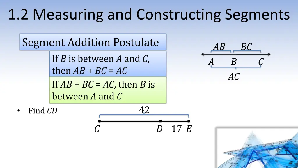 1 2 measuring and constructing segments 3