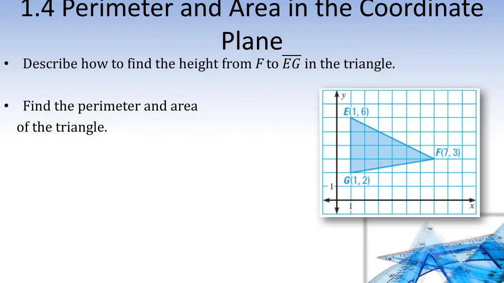 1 4 perimeter and area in the coordinate plane 6