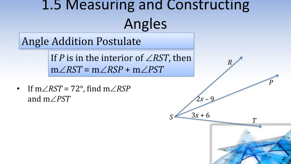 1 5 measuring and constructing angles angle