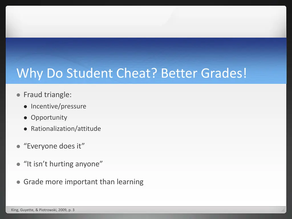 why do student cheat better grades