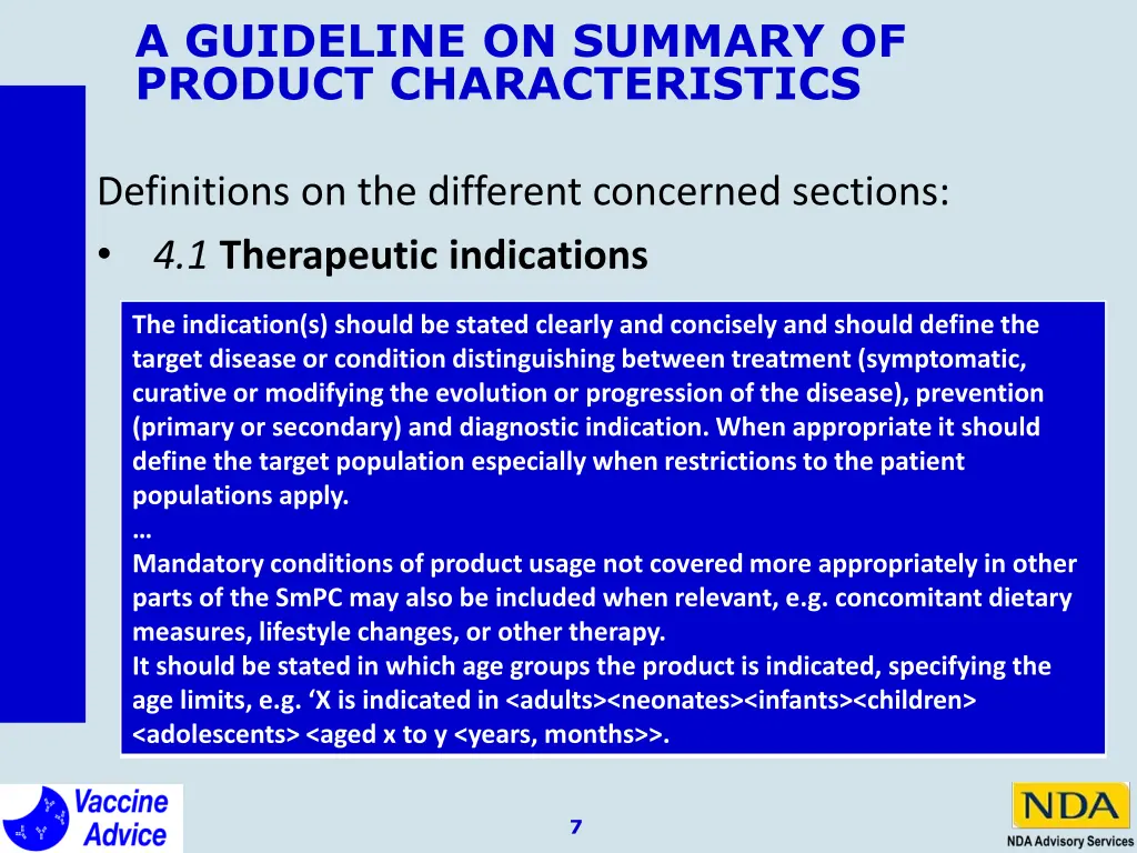 a guideline on summary of product characteristics