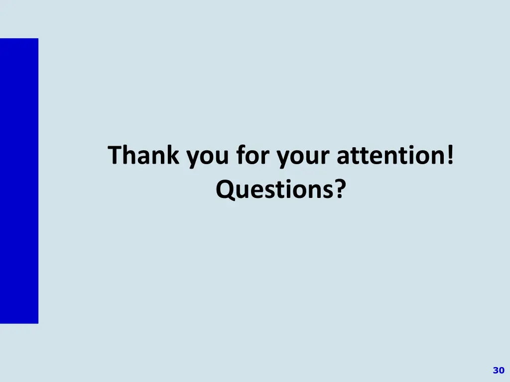 thank you for your attention questions